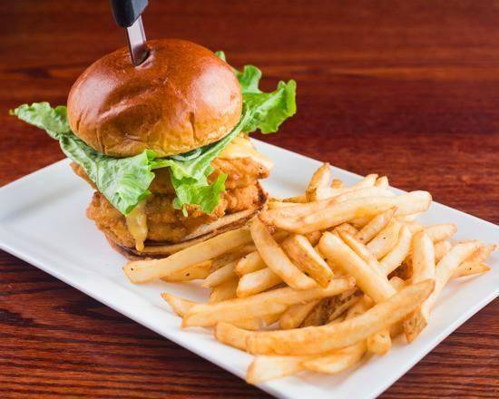 DOUBLE DECKER, CRISPY BEER-BATTERED CHICKEN MELT