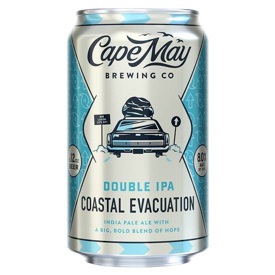 Cape May Brewing Co., Coastal Evacuation (double ipa) (6x 12oz cans)