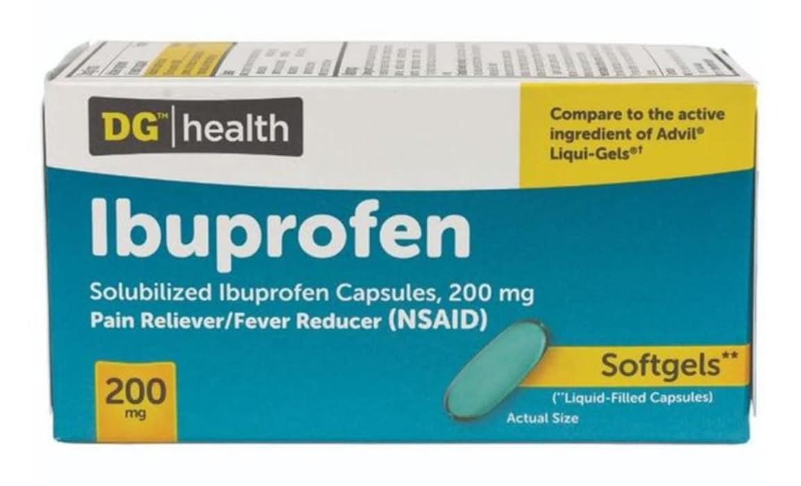 Dg Health Ibuprofen Softgels 40 Ct