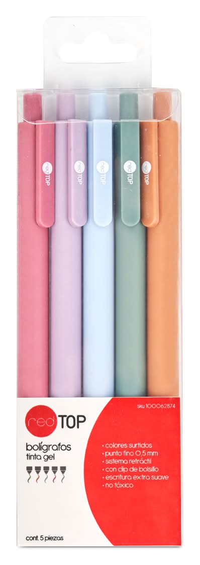 Red Top · Boligrafos gel