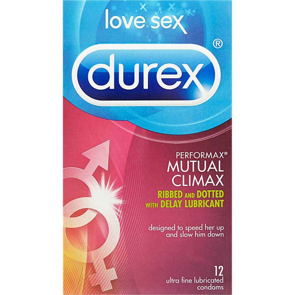 Durex Performax Climax Control Lubricated Condoms