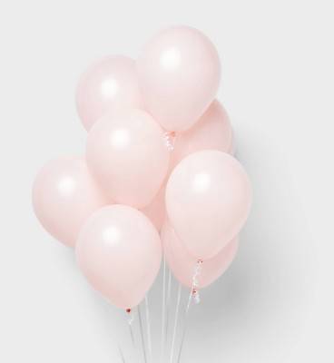 Spritz Uninflated Balloons, Light Pink (15 ct)