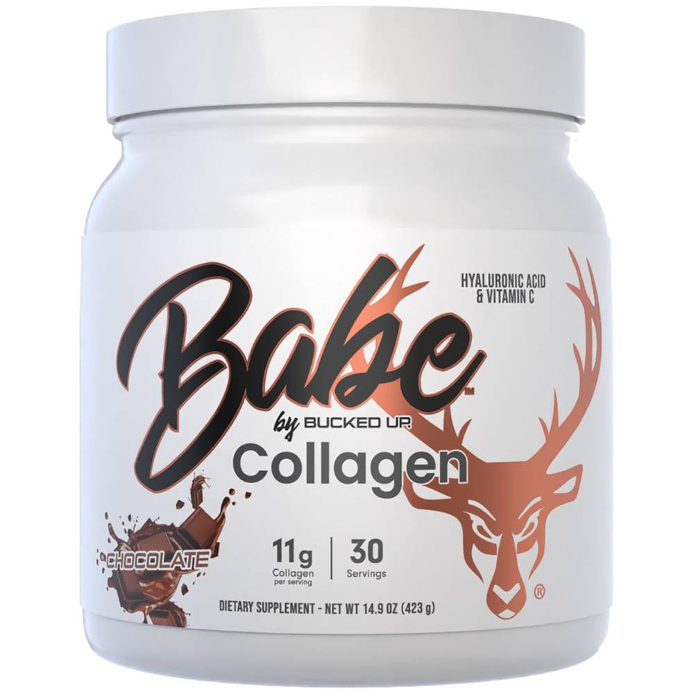 Babe Collagen Powder - Supports Hair, Skin, Nails & Joints - Chocolate (30 Servings)