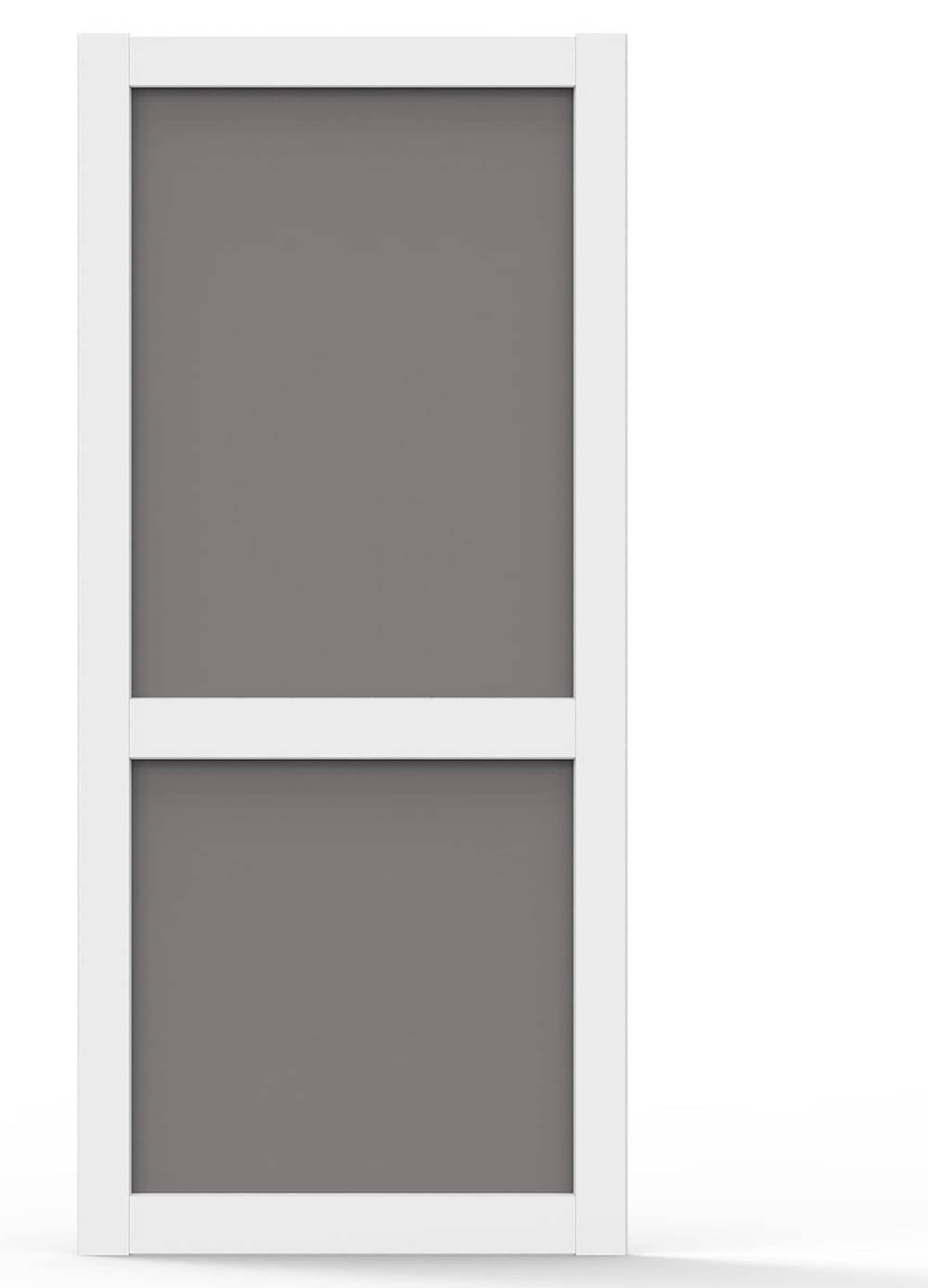 Screen Tight Vinylcraft 36-in x 80-in White Vinyl Hinged Single Screen door (Handle Included) | VYLCRA36