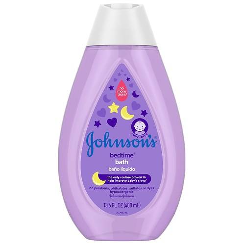 Johnson's Baby Tear-Free Bedtime Bath, Soothing Aromas - 13.6 fl oz