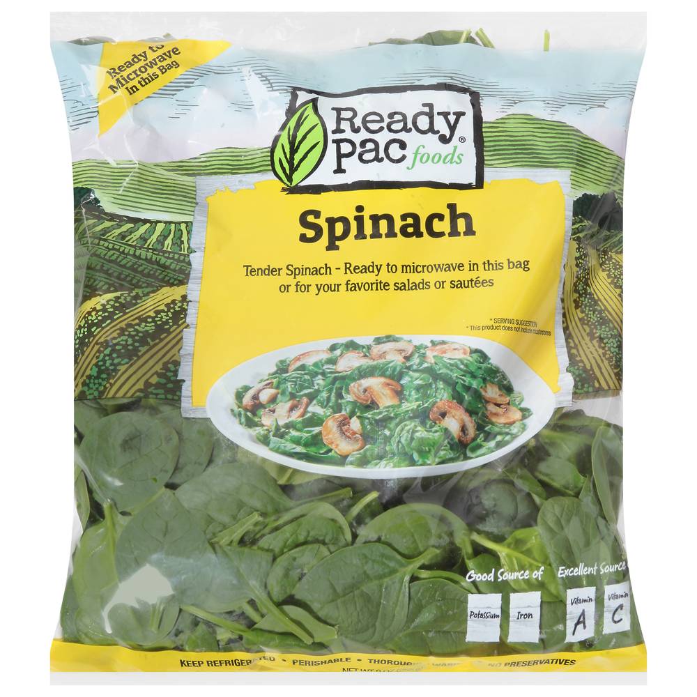 Ready Pac Microwavable Spinach Salad (9 oz)