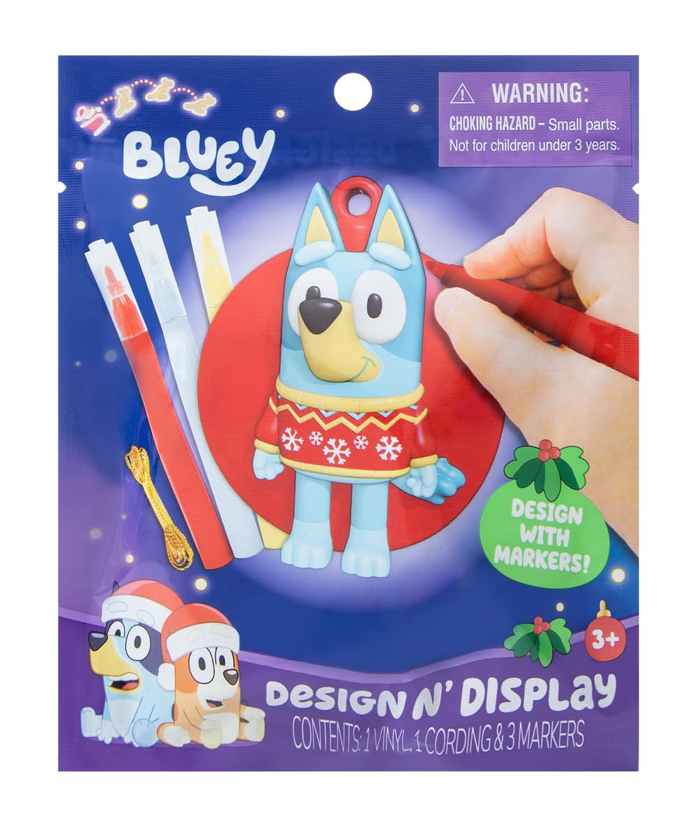 Licensed Design N' Display Set Bluey