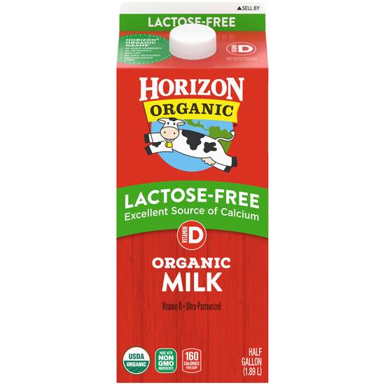 Horizon Organic Whole Lactose Free Milk (0.5 gl)