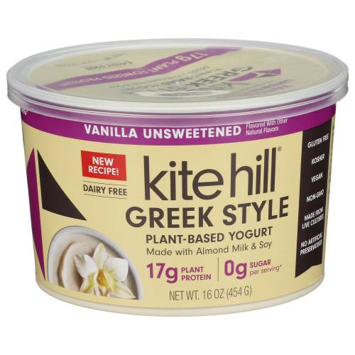 Kite Hill Vanilla Unsweetened Plant-Based Yogurt