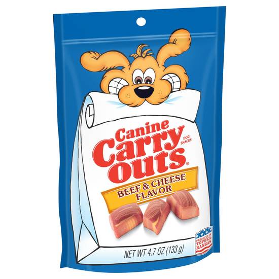 Canine Carry Outs Dog Snacks (beef-cheese)