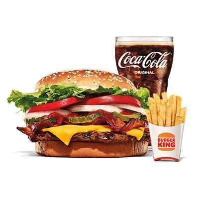 Combo Whopper Queso y Tocineta