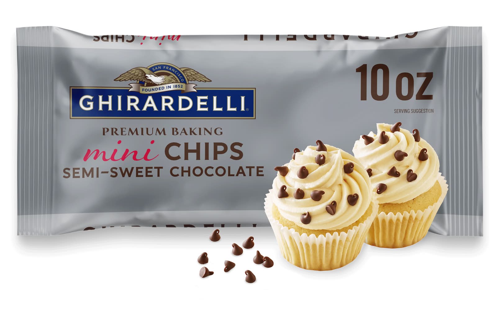 Ghirardelli Semi-Sweet Chocolate Premium Baking Mini Chips (10 oz)