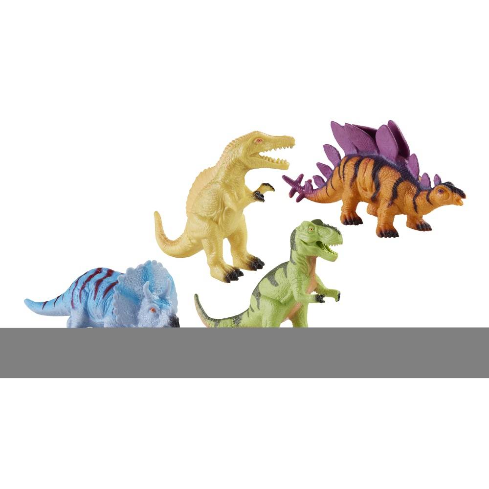 Toysmith Dino Squishimals, 3 Y+, Assorted (4 ct)