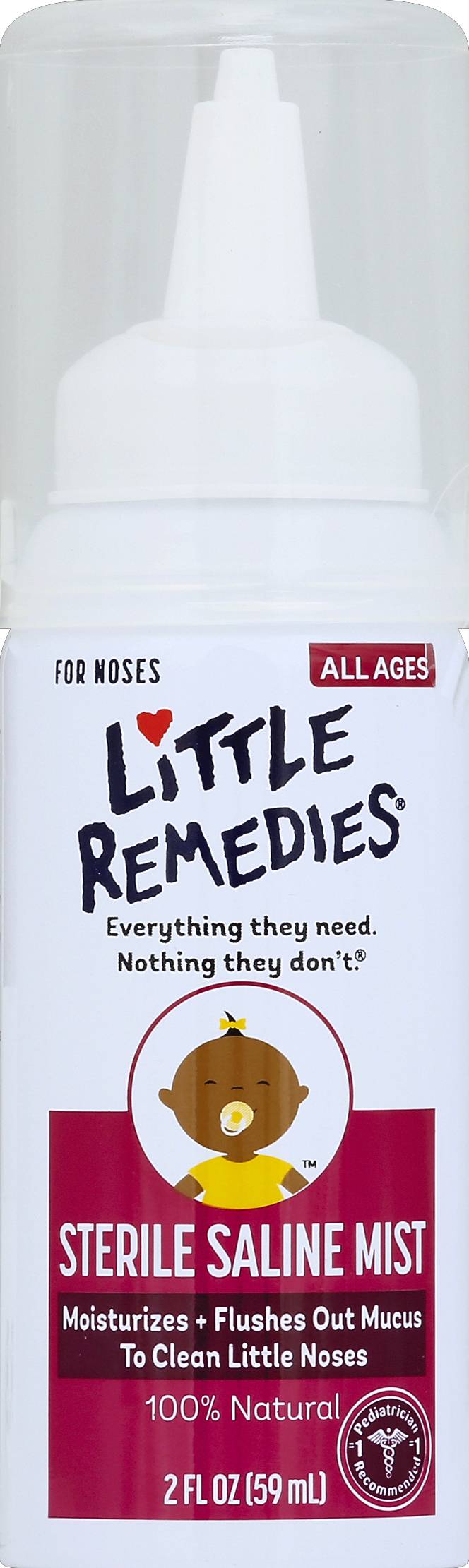 Little Remedies Sterile Saline Mist (2 fl oz)