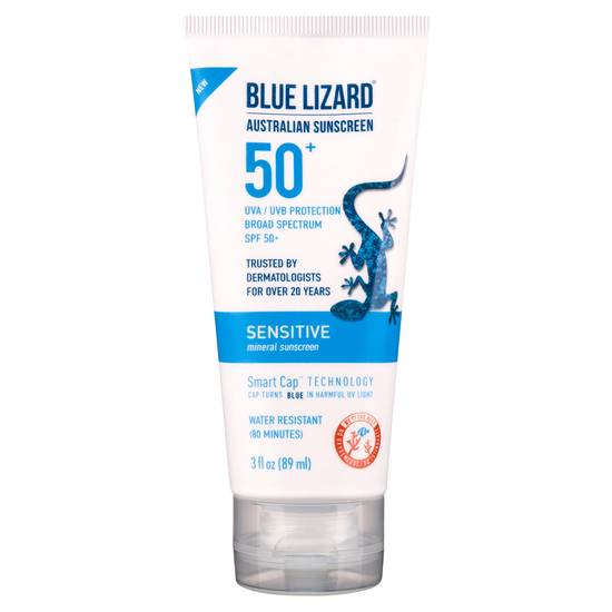 Blue Lizard Sensitive Skin 50+ Spf Lotion
