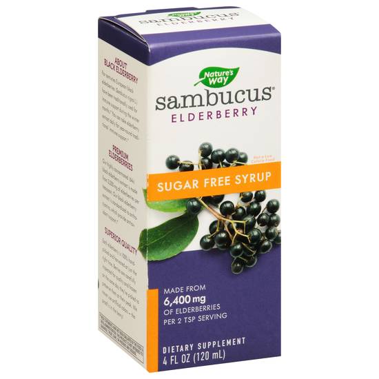 Sambucus Sugar-Free Elderberry Syrup (4 fl oz)
