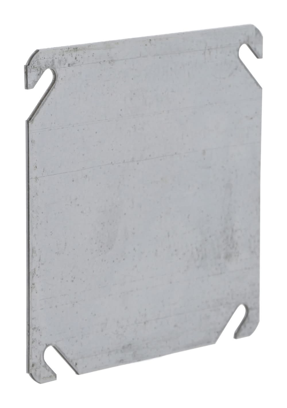 Hubbell 2 -Gang Square Gray Metal Electrical Box Cover