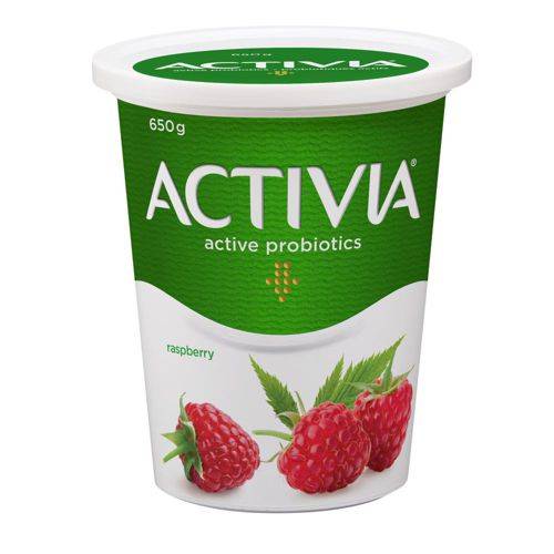 Activia yogourt probiotique aux framboises (650 g) - probiotic raspberry yogurt (650 g)