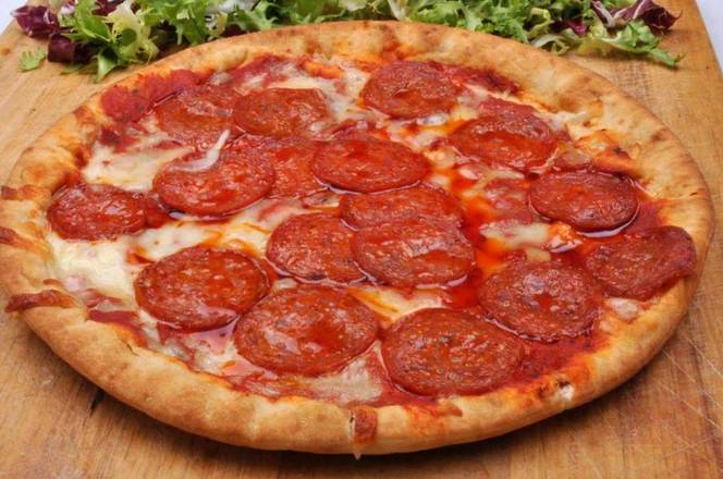 Pizza Calabrese (scharf)