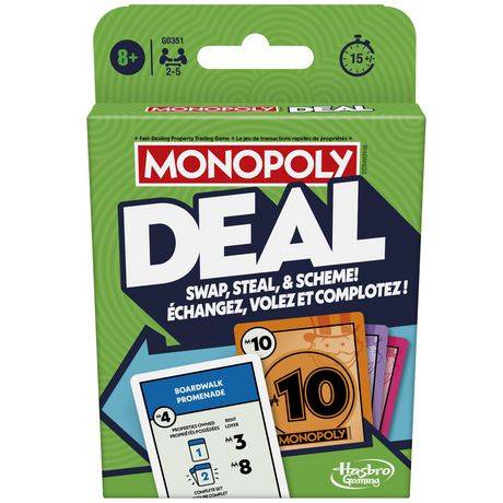 Hasbro Gaming Monopoly Deal Card Game