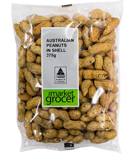 The Market Grocer Peanuts in Shell (375g)