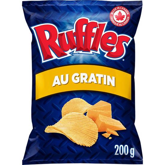 Ruffles au gratin croustilles - au gratin potato chips (200 g)
