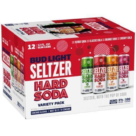 Bud Light Seltzer Hard Soda Variety 12 Pack 12 oz Cans