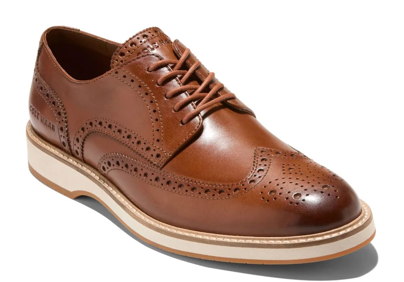 Cole Haan Morse Grand Wingtip Oxford (British Tan Medium - 11.5)