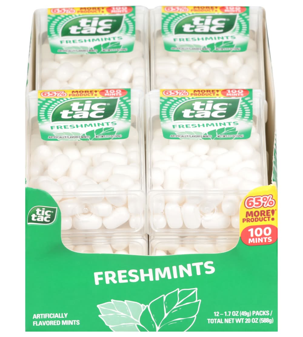 Tic Tac Freshmints Mints (12 x 1.7 oz)