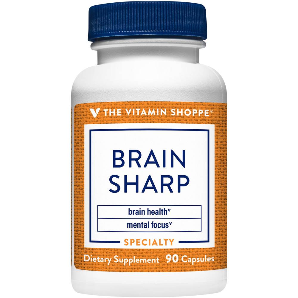 Brain Sharp For Brain Health, Memory, Energy, & Focus (90 Capsules)