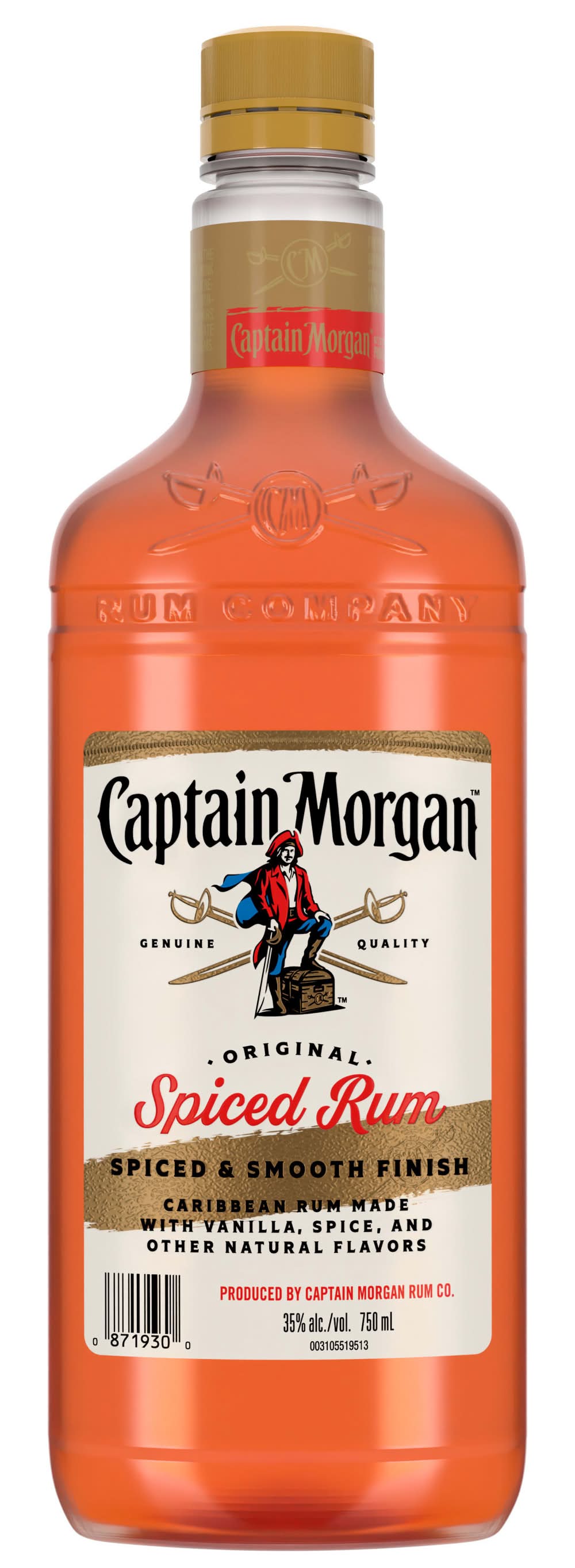 Captain Morgan Original Spiced Rum (750 ml)