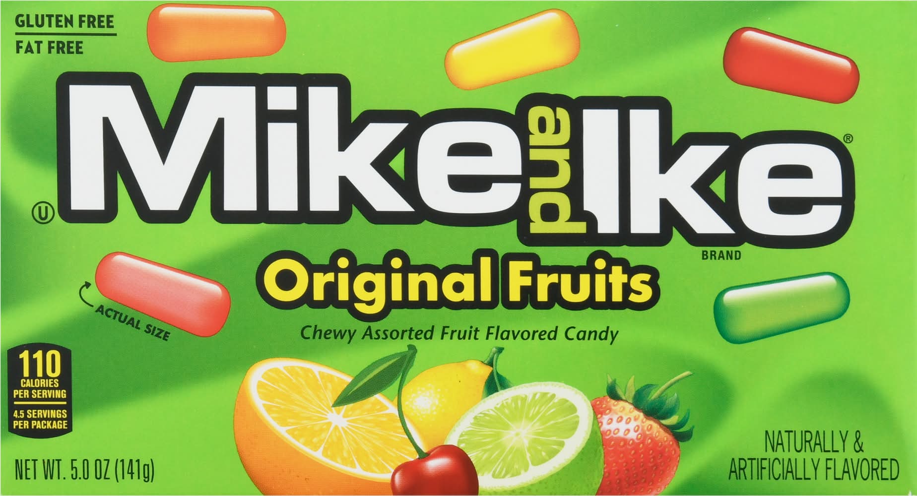 MIKE AND IKE Original Fruits Candy, Assorted (5 oz)