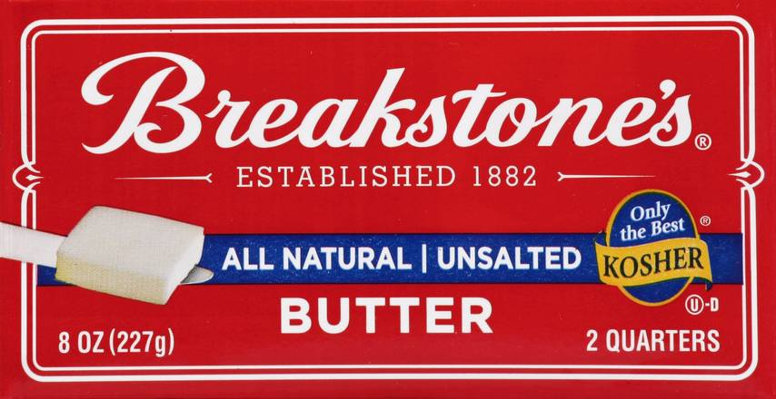 Breakstone's All Natural Unsalted Butter (8 oz)