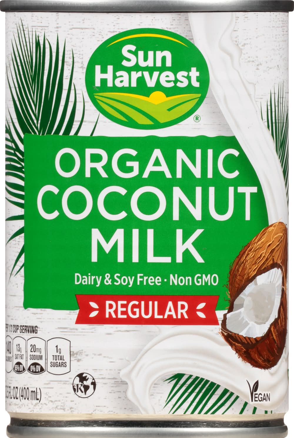 Sun Harvest Regular Organic Coconut Milk (13.5 fl oz)