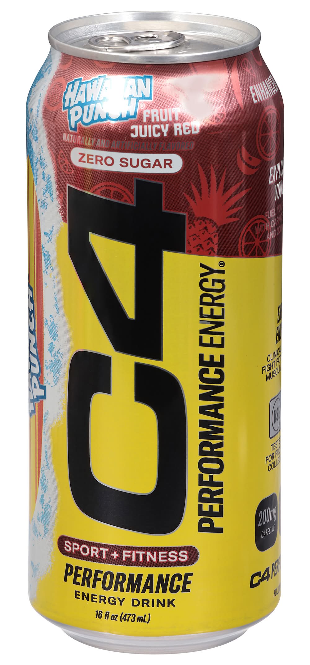 Cellucor C4 Performance Fruit Juicy Red Energy Drink, Hawaiian Punch (16 fl oz)