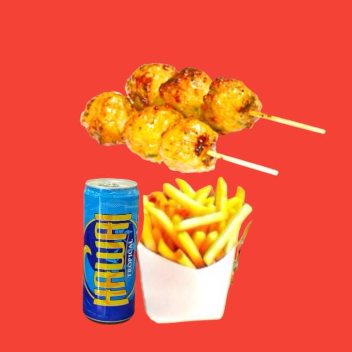 Menu Brochette de boulette