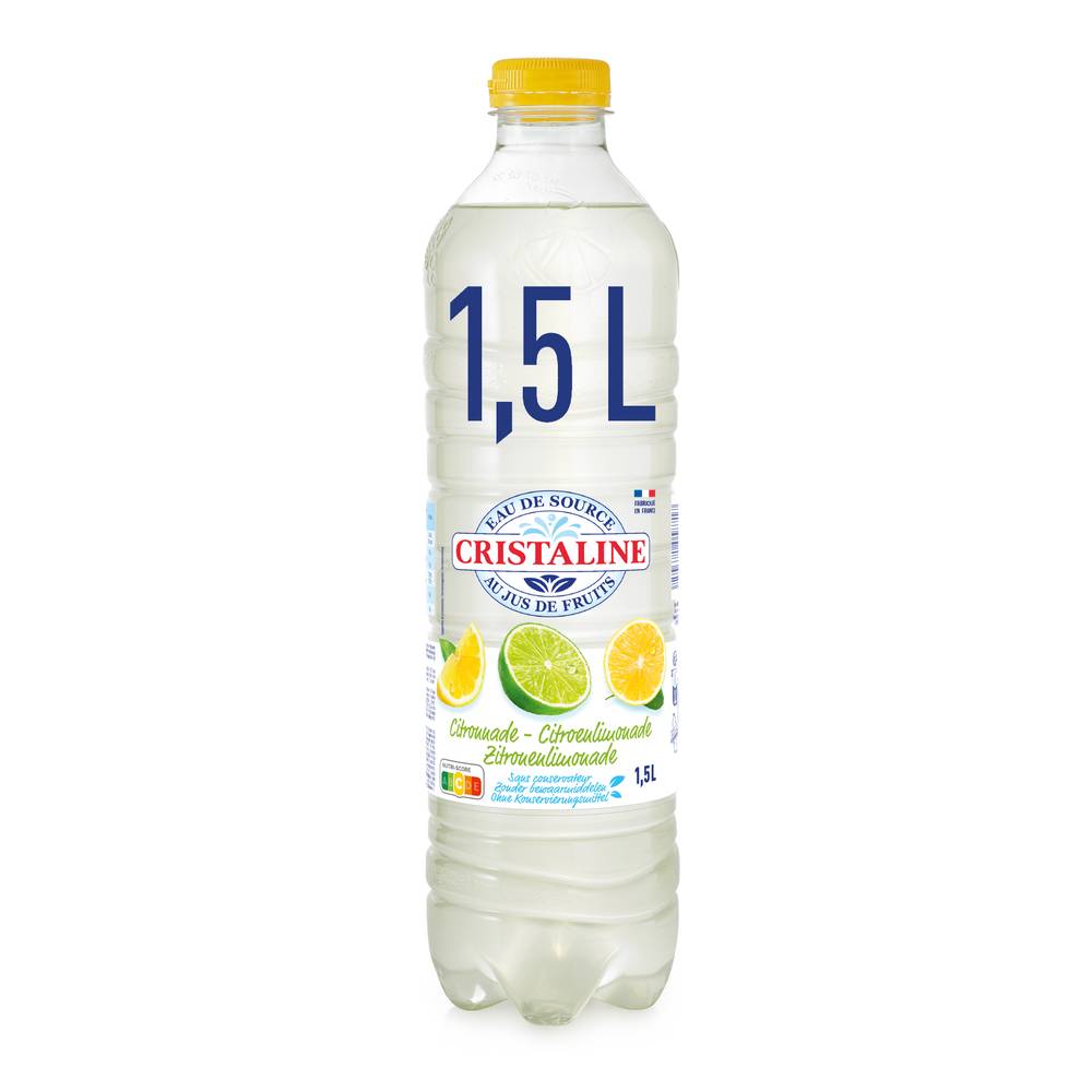 Cristaline - Eau aromatisée citronnade (1.5 L)