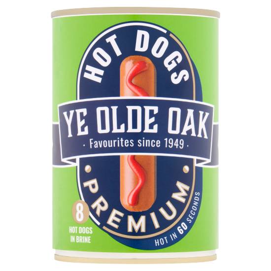 Ye Olde Oak Premium Hot Dogs (8 ct)