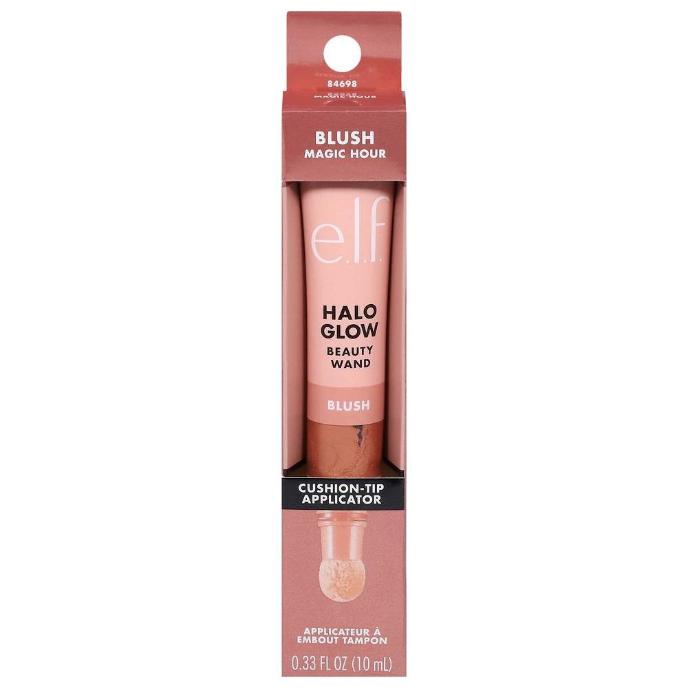 e.l.f. Magic Hour Halo Glow Cushion-Tip Applicator, Blush (0.33 fl oz)