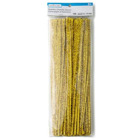 Glitter Chenille Pipe Cleaners, 100Ct. By Creatology