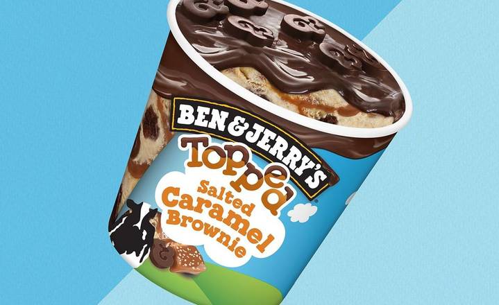 Ben & Jerry’s Topped Salted Caramel Brownie Ice Cream 438ml