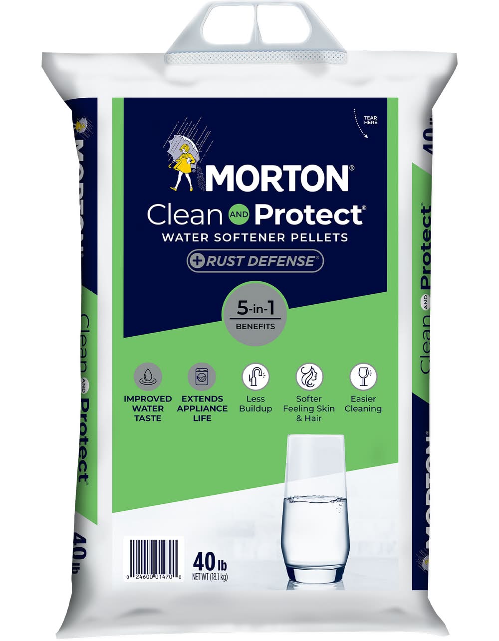 Morton Clean & Protect Rust Defense Water Softener Pellets