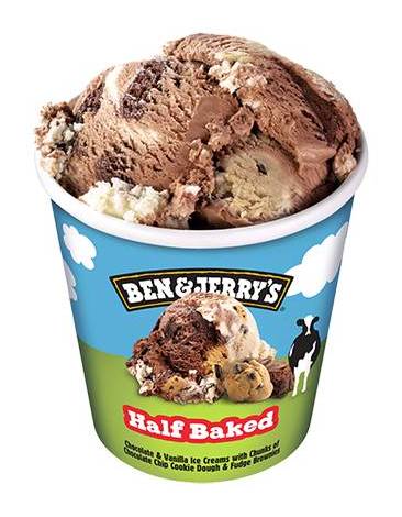 Ben & Jerry’s Half Baked Ice Cream 458ml