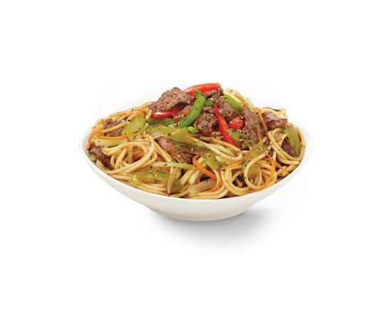 Shanghai Noodles with Black Pepper Beef