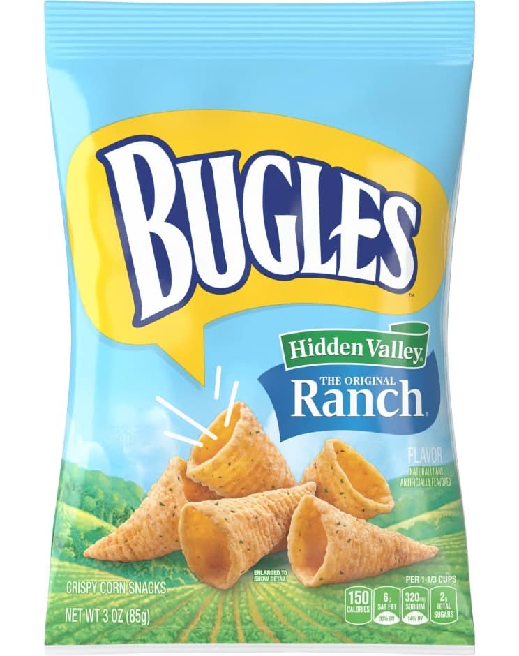 Bugles Crispy Corn Snacks, Ranch (3 oz)