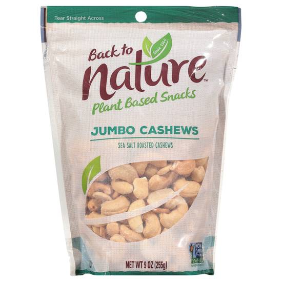 Back To Nature Jumbo Cashews (9 oz)