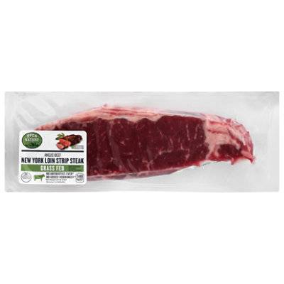 Open Nature Beef New York Loin Strip Steak Boneless - 0.75 Lb