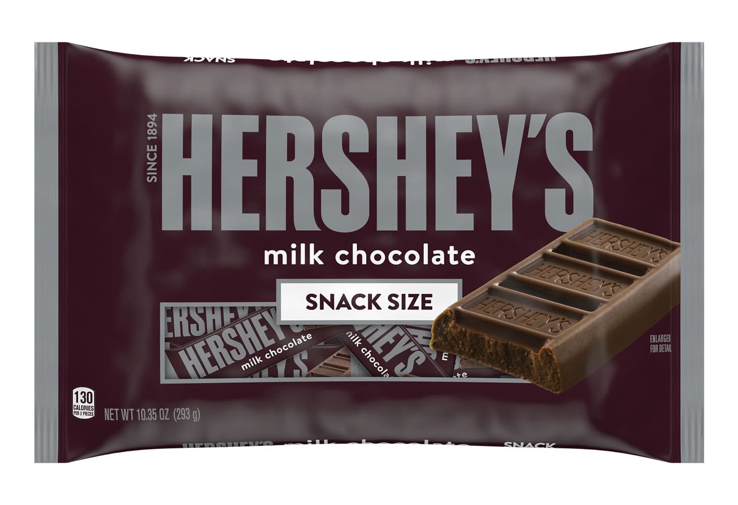 Hershey's Snack Size Milk Chocolate Candy Bar (10.35 oz)