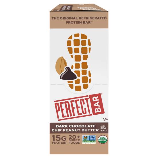 Perfect Bar Dark Chocolate Chip Peanut Butter Protein Bar (8 ct)