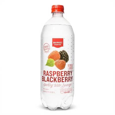 Market Pantry Raspberry Blackberry Sparkling Water (1 L)